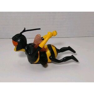 McDonald's Bee Movie Pollen Jock Jackson #4 Wind Up Toy Dreamworks 2007